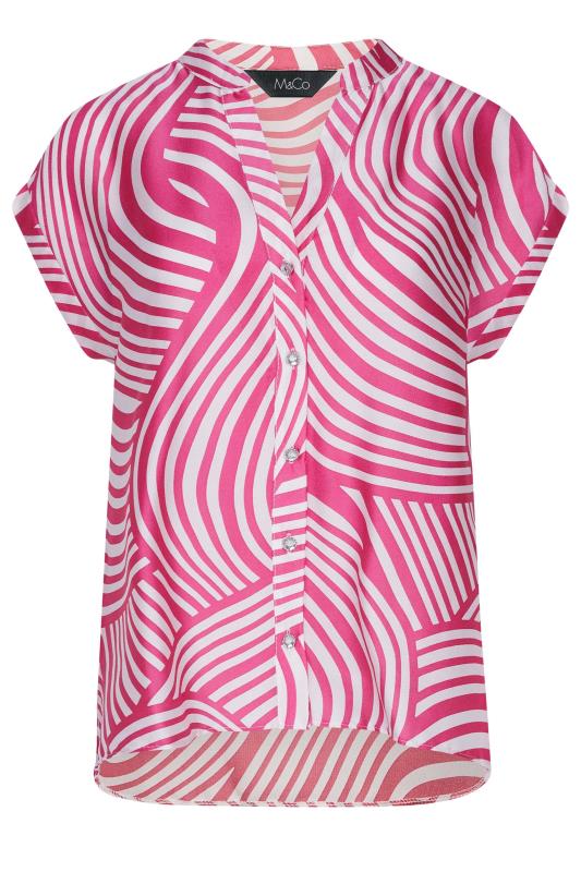 M&Co Pink Swirl Print Shirt | M&Co 6