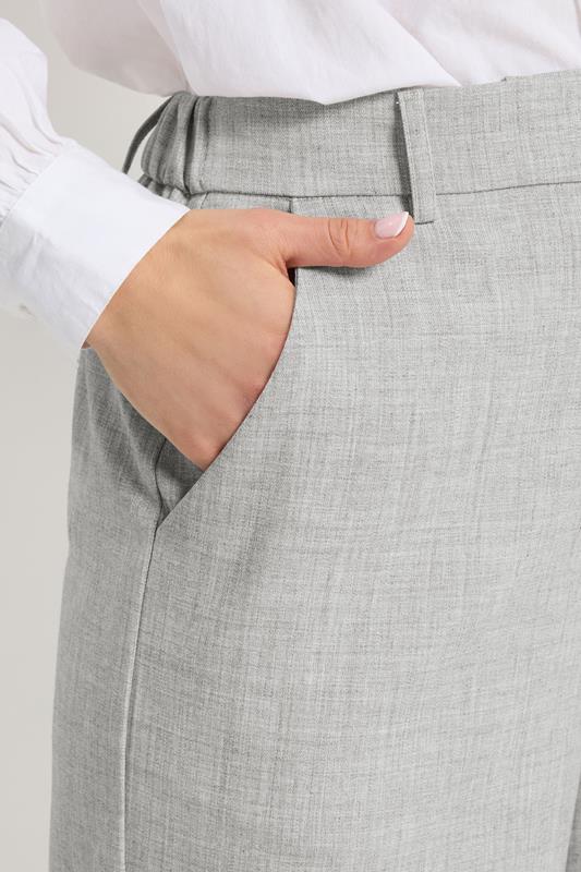 LTS Tall Women's Light Grey Tailored Wide Leg Trousers | Long Tall Sally 5