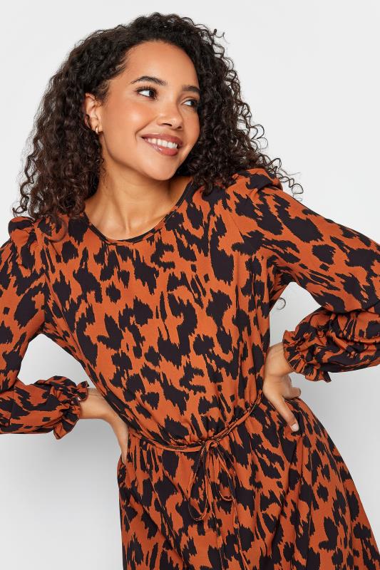 M&Co Brown Leopard Print Smock Dress | M&Co 5