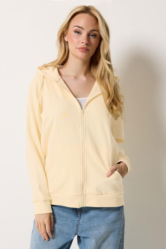  M&Co Yellow Essential Zip Hoodie