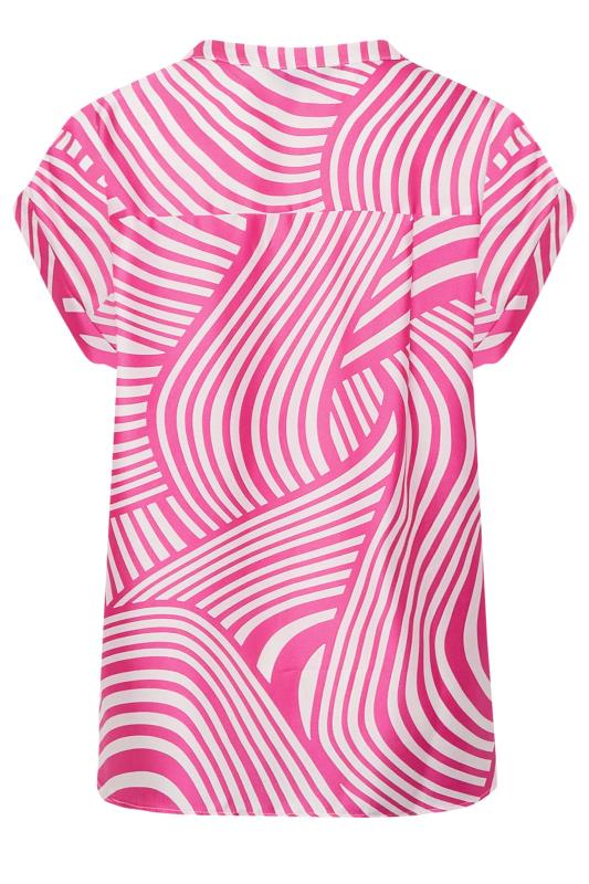 M&Co Pink Swirl Print Shirt | M&Co 7