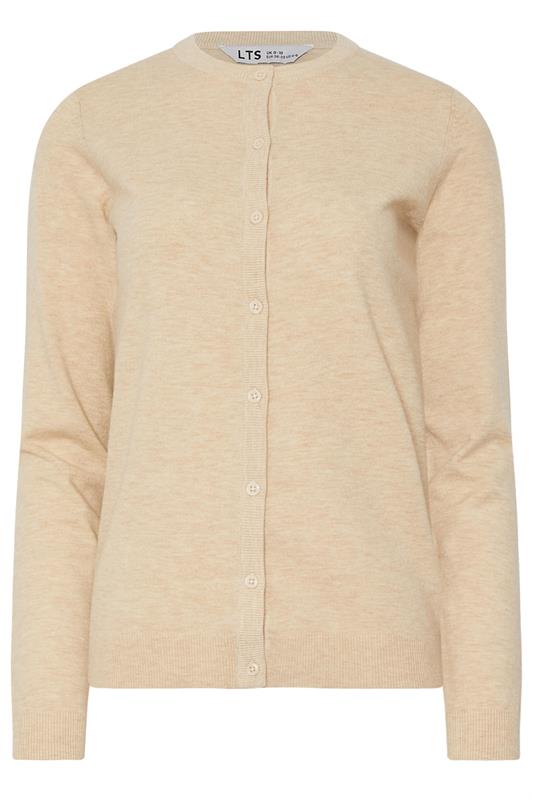 LTS PREMIUM Tall Natural Brown Button Down Cardigan | Long Tall Sally 6