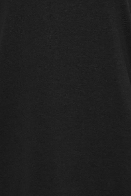 M&Co Black Turtle Neck Long Sleeve Cotton Blend Top | M&Co 5