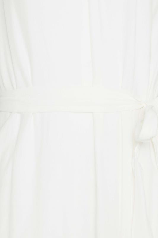 M&Co White Tie Waist Tunic Dress | M&Co 5