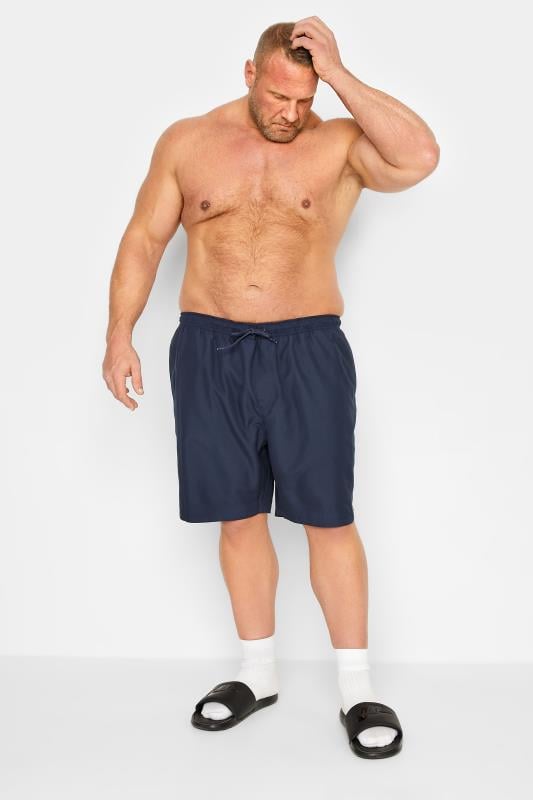 BadRhino Big & Tall Navy Blue Swim Shorts | BadRhino 2