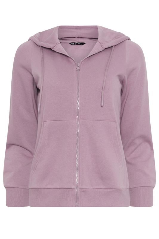 M&Co Petite Light Purple Essential Zip Hoodie | M&Co 5