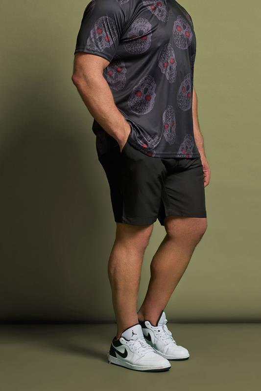 BadRhino Golf Big & Tall Black Shorts