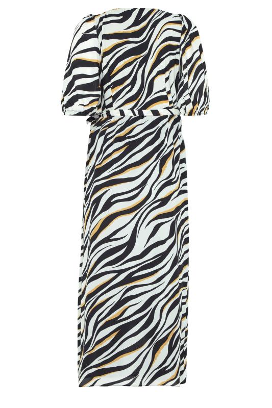 M&Co Black Zebra Print Wrap Dress | M&Co 7