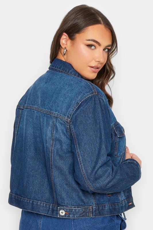 YOURS Plus Size Indigo Blue Denim Jacket | Yours Clothing 4