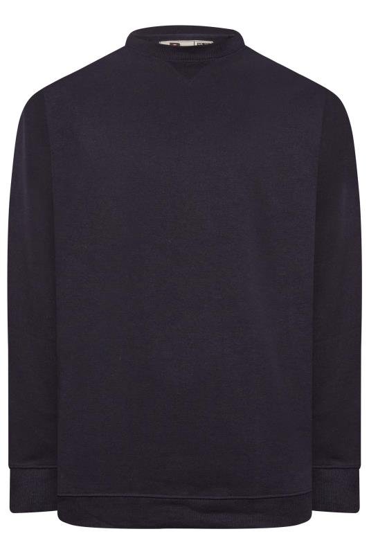 D555 Big & Tall Navy Blue Rockford Sweatshirt | BadRhino 2