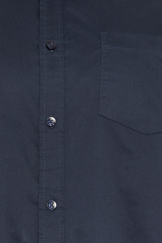 BadRhino Big & Tall Navy Blue Stretch Long Sleeve Shirt | BadRhino 6