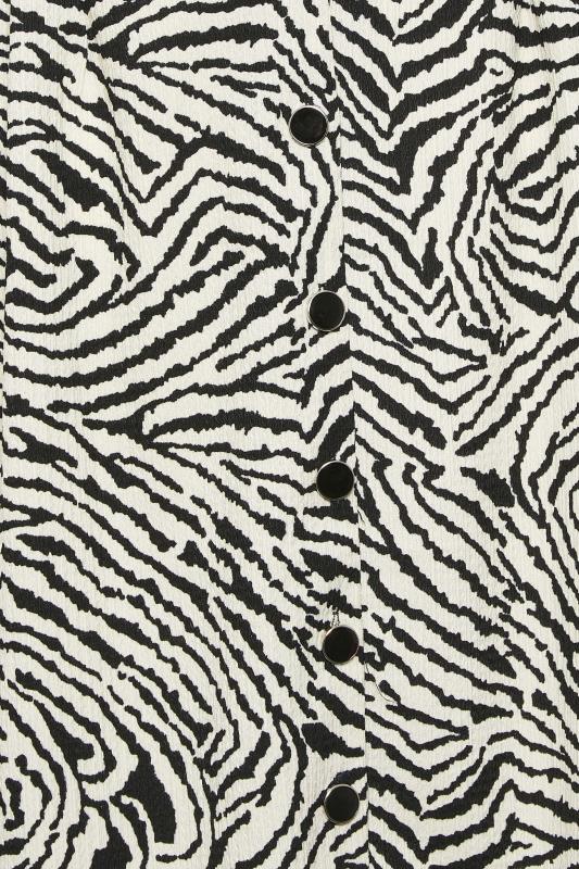 M&Co White Zebra Print Button Through Midaxi Dress | M&Co 5