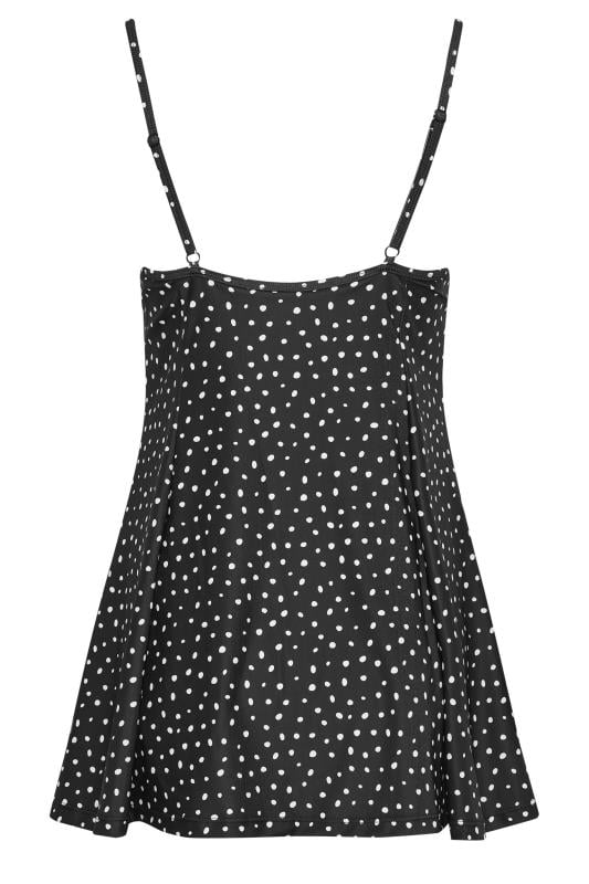M&Co Black Dot Print A-Line Swimdress | M&Co 6