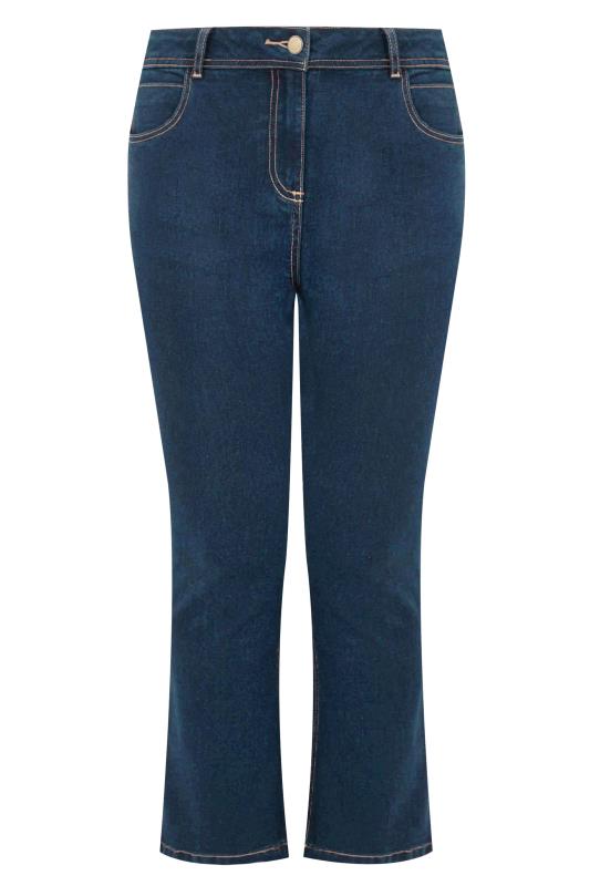 Plus Size Indigo Blue Bootcut Fit ISLA Stretch Jeans | Yours Clothing 3