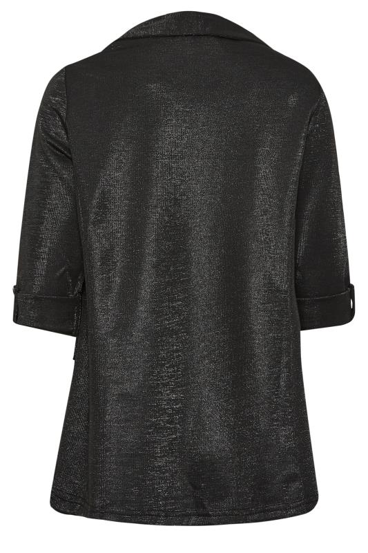 M&Co Black Shimmer Blazer | M&Co 7
