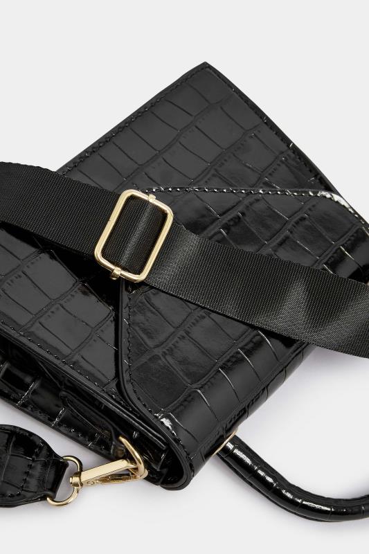Black Multi Strap Bag | Yours Clothing 6