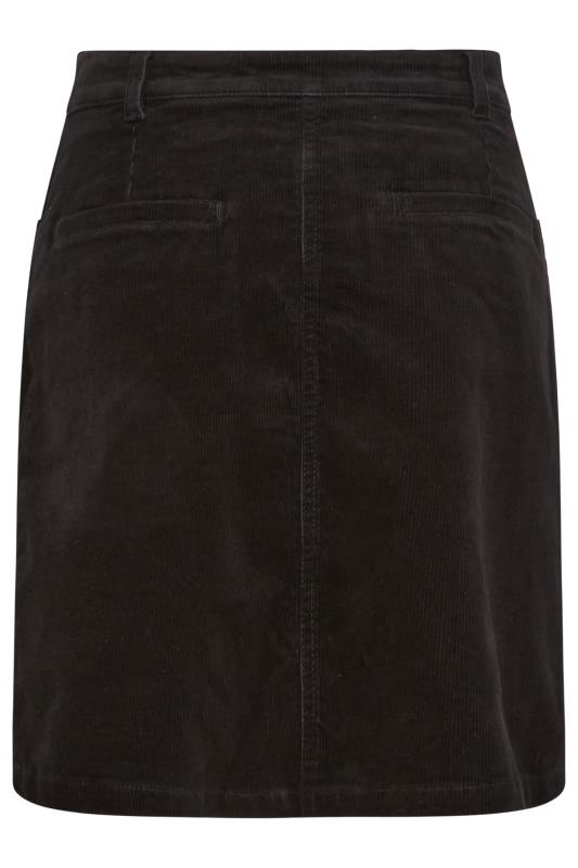 M&Co Black Cord A-Line Mini Skirt  | M&Co 6