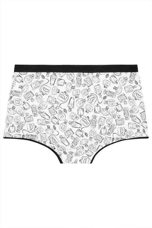 YOURSET 5 PACK Curve Black Perfume Bottle Print Shorts | Yours Clothing 8