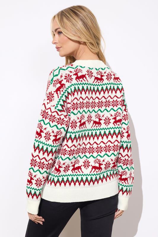 M&Co Red Reindeer Novelty Christmas Jumper | M&Co 2