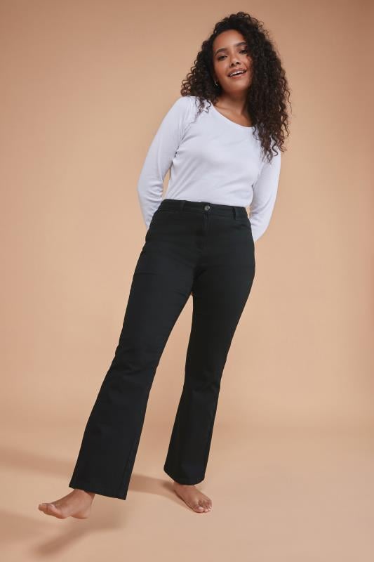 Women's  M&Co Black Bootcut Jeans