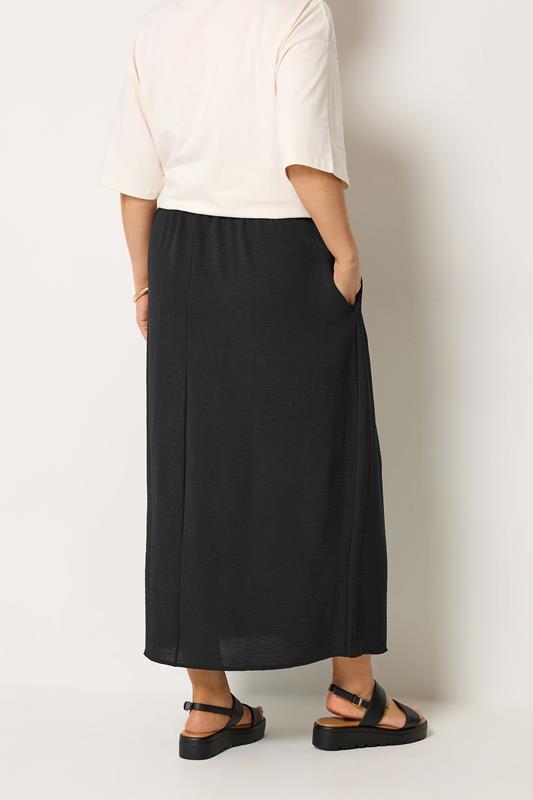 YOURS Plus Size Black Midi Skirt | Yours Clothing 2