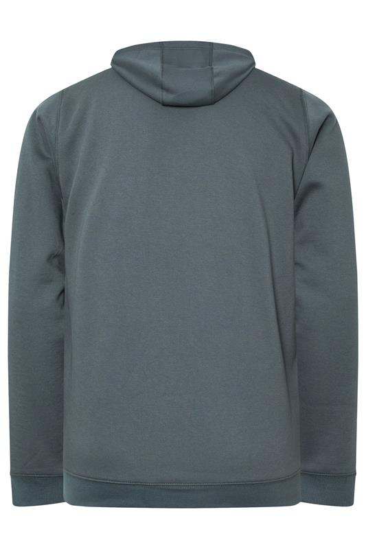 BadRhino Big & Tall Stormy Blue Worldwide Hoodie 7