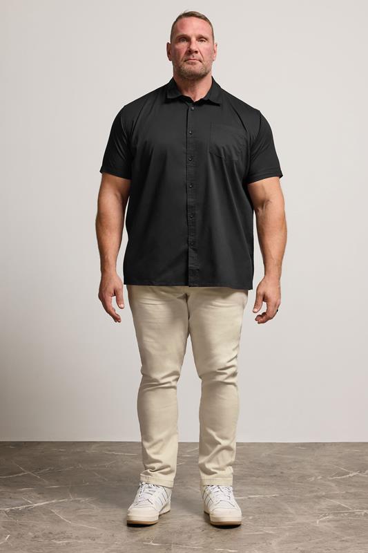 BadRhino Big & Tall Black Short Sleeve Shirt 1