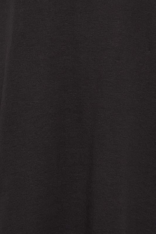 M&Co Black Long Sleeve Cotton Blend Top | M&Co  5