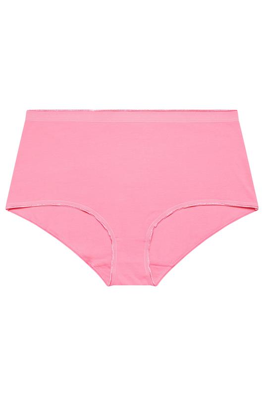 YOURSET 5 PACK Plus Size Pink & Navy Blue Floral Butterfly Full Briefs | Yours Clothing 10