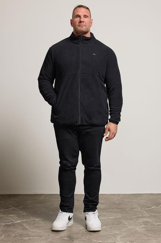 BadRhino Black Essential Zip Through Fleece | BadRhino 1