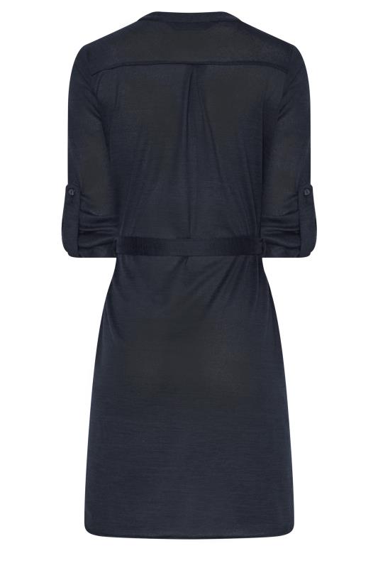 M&Co Navy Blue Tie Waist Tunic Dress | M&Co 7