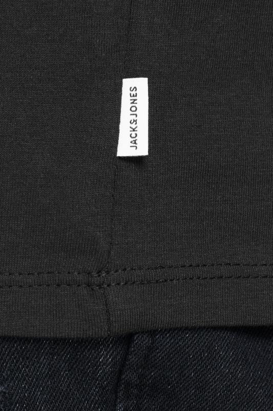 JACK & JONES Big & Tall Black Basic T-Shirt | BadRhino 1