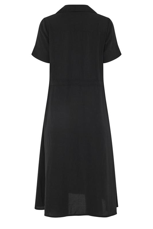 M&Co Petite Black Utility Shirt Dress | M&Co 6