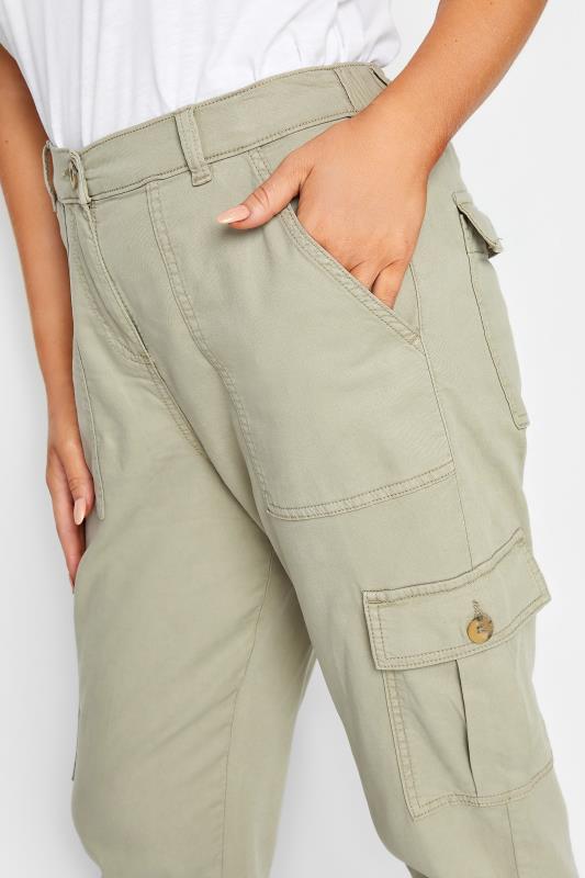 Women's High Waist Pocket Cargo Trousers Outdoor Army Green - Walmart.com