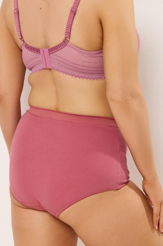 YOURS 5 PACK Plus Size Purple Full Briefs | Yours Clothing 5