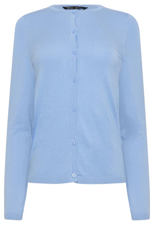 M&Co Petite Blue Button Up Cardigan | M&Co 5