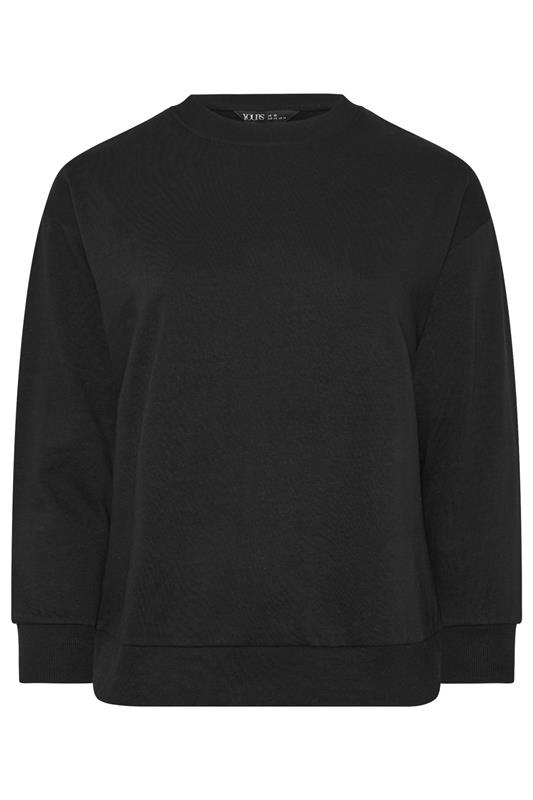 YOURSET Plus Size 2 PACK Black & Pink Sweatshirts | Yours Clothing 10