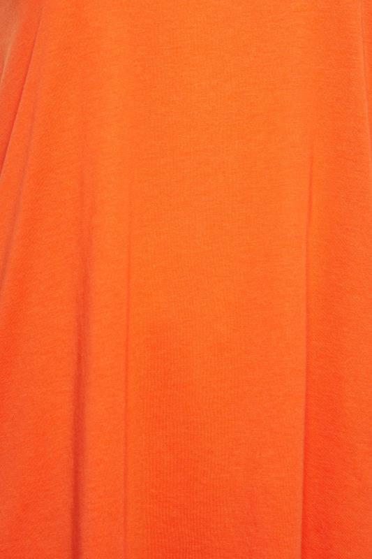 YOURS Plus Size Curve Orange Bar Back Vest Top | Yours Clothing  4