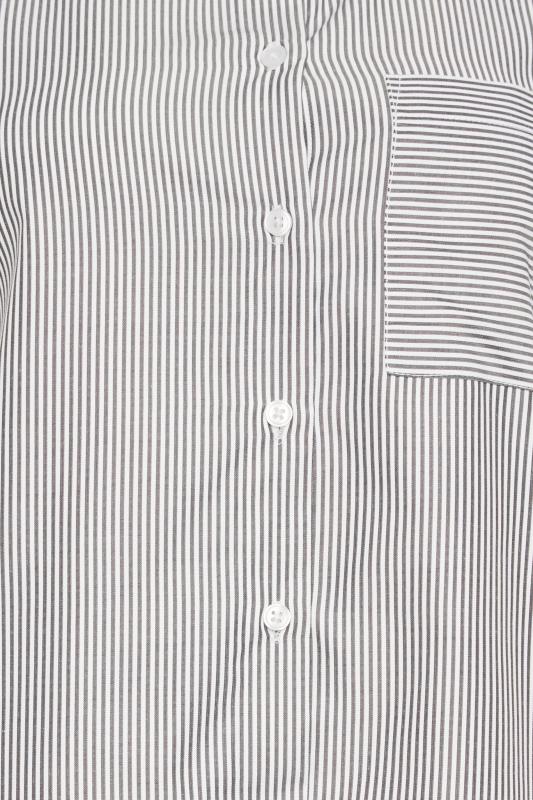 M&Co Black & White Striped Shirt | M&Co 5