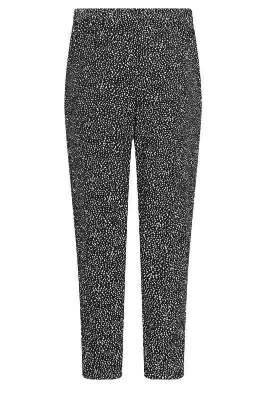 M&Co Black Spot Print Harem Trousers | M&Co  8