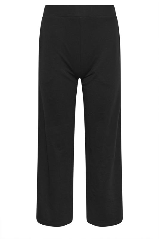 PixieGirl Petite Women's Black Wide Leg Joggers | PixieGirl 5