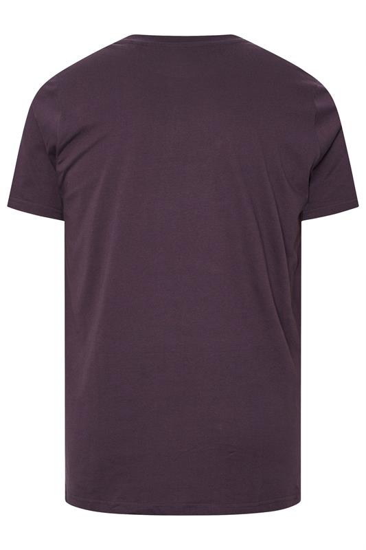 BadRhino Big & Tall Dark Purple Extra Long Core T-Shirt | BadRhino 6