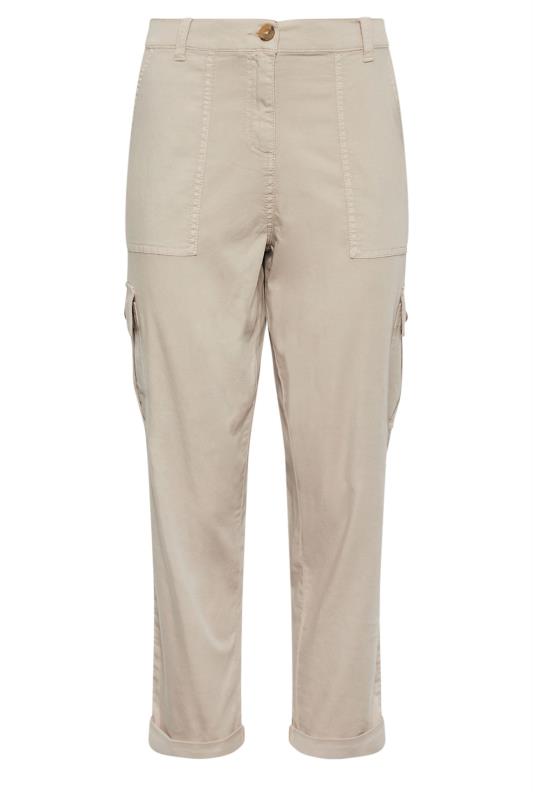 M&Co Neutral Brown Cargo Trousers | M&Co 6