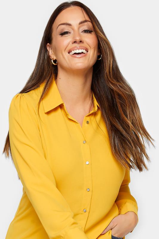 M&Co Yellow Button Through Tunic Shirt | M&Co 5