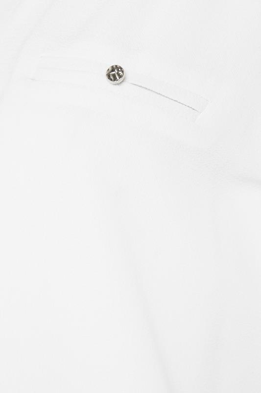 M&Co Ivory White Tab Sleeve Blouse | M&Co 5