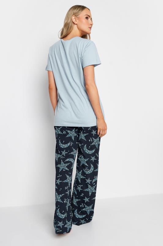 LTS Tall Blue Star Print Pyjama Set | Long Tall Sally  3
