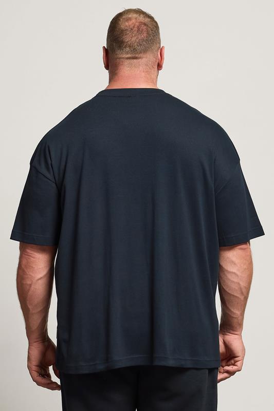 IronRhino Big & Tall Navy Blue 'Rest Day' T-Shirt | BadRhino 2