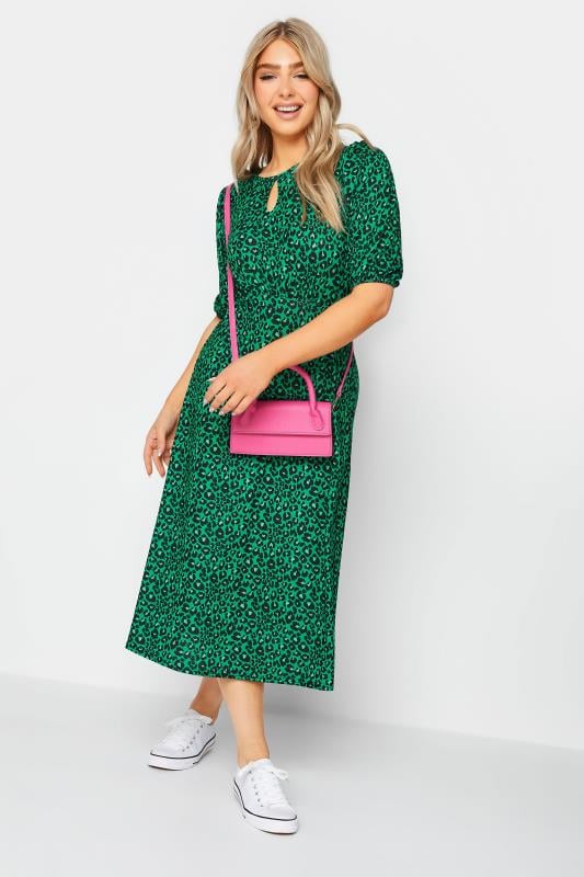M&Co Green Leopard Print Dress | M&Co 2