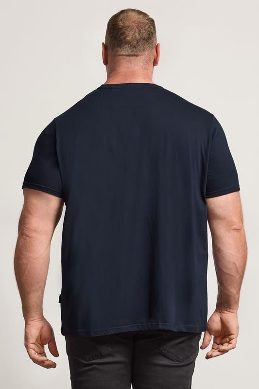 BadRhino Big & Tall Navy Blue Superman Graphic Print T-Shirt | BadRhino 2