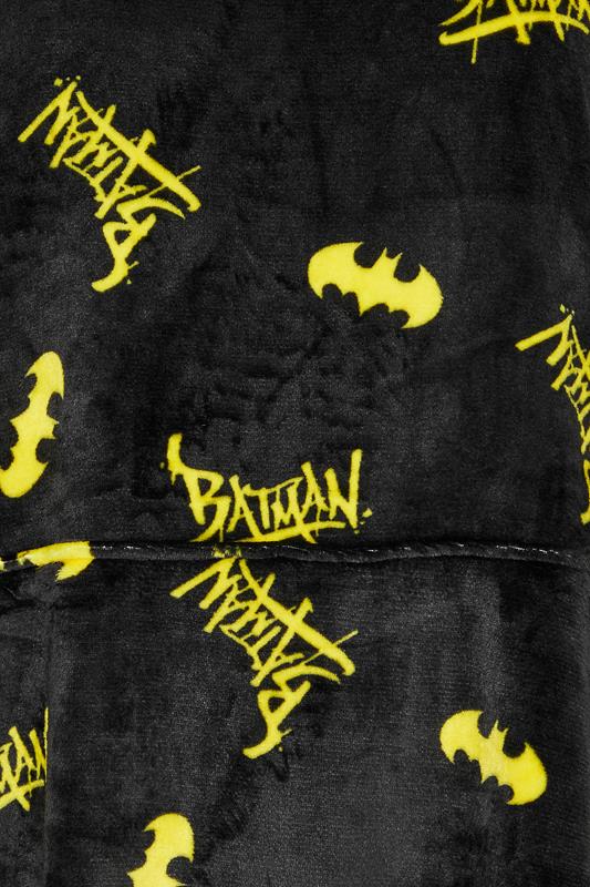 BadRhino Big & Tall Black Batman Blanket Hoodie | BadRhino 9